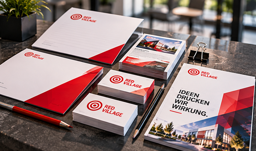 Geschaftsausstattung und Printmedien